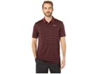 Nike Golf Dri-fittm Mini-stripe Victory Polo (night Maroon/obsidian/flint Silver) Men's Clothing