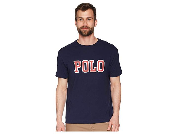 Polo Ralph Lauren Print Shop Logo Tee (cruise Navy) Men's T Shirt