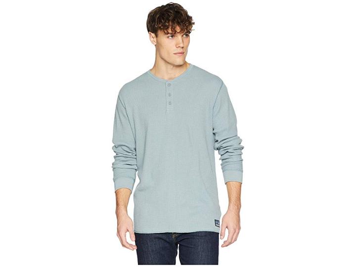 Burton Duntime Waffle Henley (lead) Men's Clothing