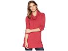Fig Clothing Obo Tunic (crimson Red) Women's Blouse