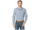 Rock And Roll Cowboy Long Sleeve Snap B2s7009 (blue) Men's Clothing