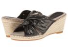 Johnston & Murphy Ainsley Draped Slide (pewter Metallic) Women's Slide Shoes