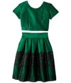Fiveloaves Twofish Holiday Beauty Dress Set (big Kids) (green) Girl's Dress