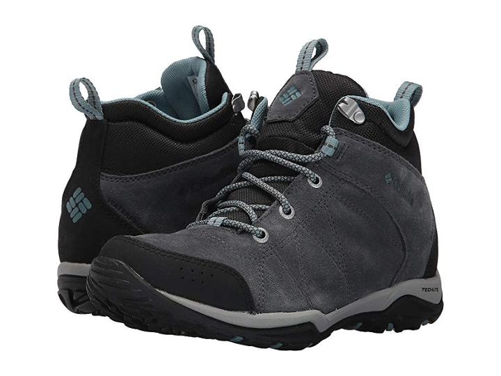 Columbia Fire Venture Mid Waterproof (graphite/storm) Women's Waterproof Boots