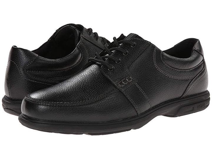 Nunn Bush Carlin Moc Toe Oxford (black) Men's Lace Up Casual Shoes