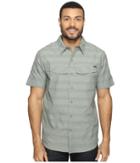 Columbia Silver Ridgetm Multi Plaid S/s Shirt (cypress Stripe) Men's Short Sleeve Button Up