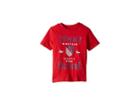 Tommy Hilfiger Kids Tommy Crest Crew Neck Tee (toddler/little Kids) (regal Red) Boy's T Shirt