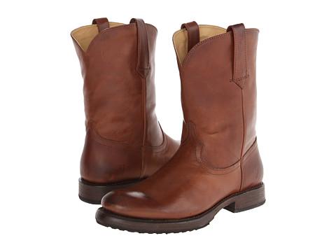 Frye Duke Roper (redwood Washed Smooth Vintage) Cowboy Boots