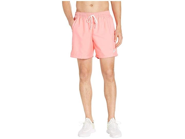 Nike Nsw Woven Flow Shorts (pink Gaze/white) Men's Shorts
