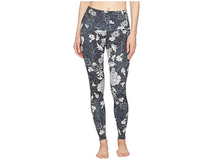 Onzie High Rise Leggings (kyoto Noir) Women's Casual Pants