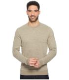 Toad&co Epique Crew Sweatshirt (falcon Brown Heather) Men's Sweatshirt