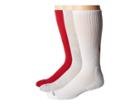 Nike Dri-fit Cotton Swoosh Crew 3-pair Pack (white/gym Red/gym Red/white/grey Heather/gym Red) Crew Cut Socks Shoes