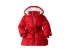 Kate Spade New York Kids Rosette Puffer Coat (infant) (studio Red) Girl's Coat