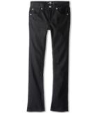 7 For All Mankind Kids Slimmy Jean In Black Out (big Kids) (black Out) Boy's Jeans