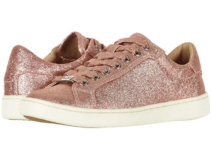 Ugg Milo Glitter (pink) Women's Lace Up Casual Shoes
