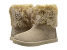 Toms Kids Nepal Boot (infant/toddler/little Kid) (oxford Tan Suede/faux Fur) Girls Shoes
