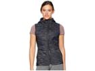 Smartwool Smartloft 60 Hoodie Vest (black/light Gray) Women's Vest