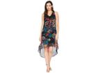 Karen Kane Hi Lo Hem Dress (print) Women's Dress