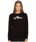 Kate Spade New York Meow Sweater (black) Women's Sweater