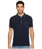 Lucky Brand Indigo Palm Polo Shirt (indigo) Men's Clothing