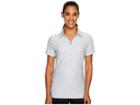 Under Armour Golf Zinger Polo (overcast Gray/white/overcast Gray) Women's Short Sleeve Pullover