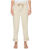 Jag Jeans Juliet Tabbed Cuff Pants In Breezy Poplin (baby Camel) Women's Casual Pants