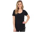 Under Armour Streaker Short Sleeve Tee (black/reflective) Women's Short Sleeve Pullover