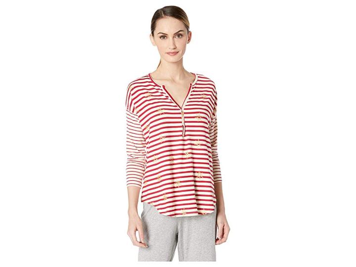 Hatley Henley Lounge Top (natural) Women's Pajama