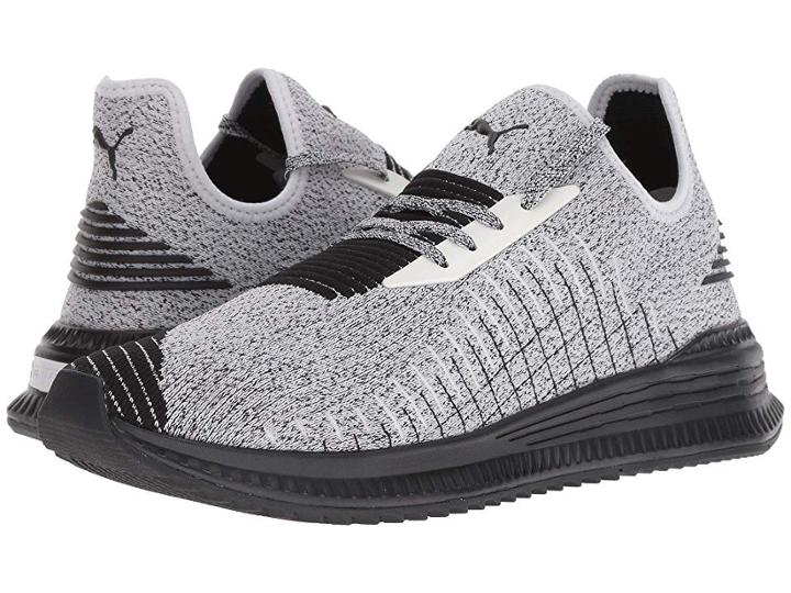 Puma Avid Evoknit (puma White/puma Black) Men's Lace Up Casual Shoes