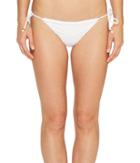 Polo Ralph Lauren Lasercut Medallion Ricky Bikini Bottom (white) Women's Swimwear