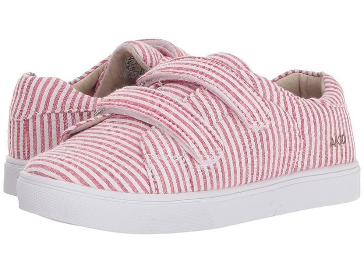 Akid Brand Axel (toddler/little Kid/big Kid) (pink/white) Girls Shoes
