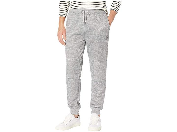 U.s. Polo Assn. Haze Space-dyed Fleece Joggers (heather Grey) Men's Casual Pants