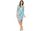 Lilly Pulitzer Fawcett Off-the-shoulder Dress (multi Early Bloomer) Women's Dress