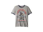 Lucky Brand Kids Lucky Bear Short Sleeve Tee (big Kids) (grey Heather) Boy's T Shirt