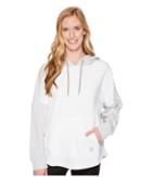 Reebok French Terry Long Sleeve Cover-up (light Grey Heather) Women's Clothing