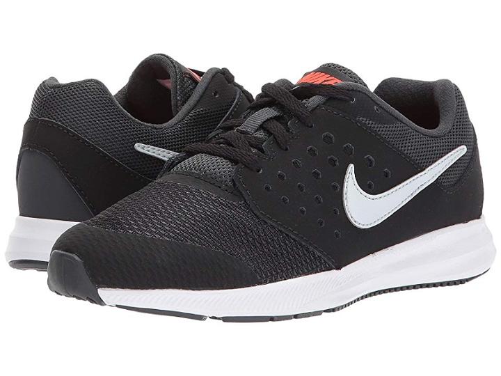 Nike Kids Downshifter 7 (little Kid) (anthracite/pure Platinum/black) Boys Shoes