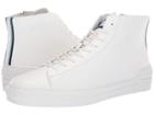 Calvin Klein Okey (white Smooth Calf/nylon Webbing Stripe) Men's Lace Up Casual Shoes