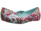 Mini Melissa Mel Ultragirl 3db (little Kid/big Kid) (green/pink) Girl's Shoes