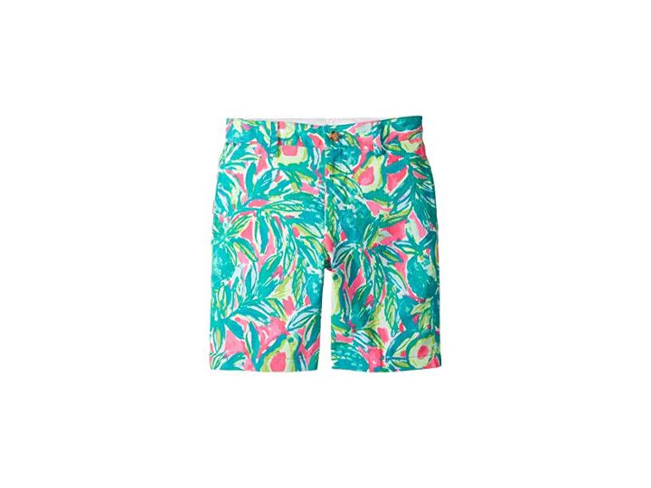 Lilly Pulitzer Kids Boys Beaumont Short (toddler/little Kids/big Kids) (pink Sunset/guac & Roll) Boy's Shorts