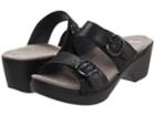 Dansko Sophie (black Soft Full Grain) Women's Sandals