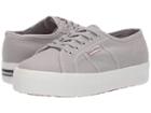 Superga 2730 Cotu (light Grey) Women's Lace Up Casual Shoes