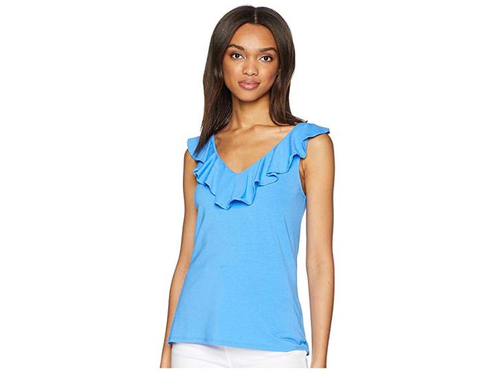 Lilly Pulitzer Alessa Top (bennet Blue) Women's Sleeveless
