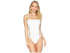 Isabella Rose Swiss Miss One-piece (white) Women's Swimsuits One Piece