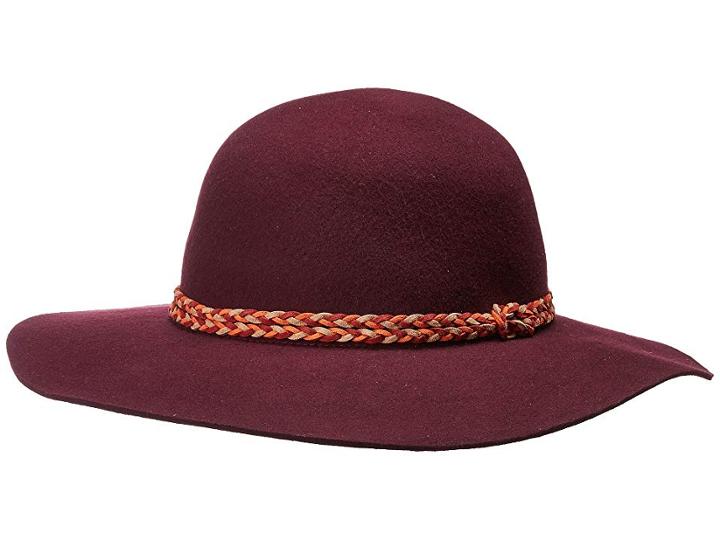 Prana Edie Hat (black Cherry) Caps