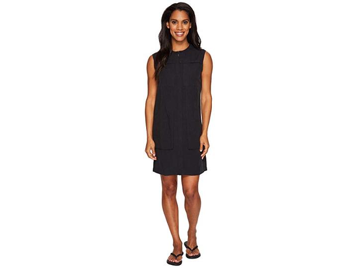 Nau Flaxible Sleeveless Dress (caviar) Women's Dress