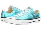 Converse Chuck Taylor(r) All Star(r) Seasonal Metallics Ox (fresh Cyan/black/white) Women's Classic Shoes