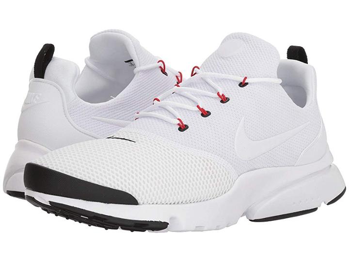 Nike Presto Fly (white/white/black/university Red) Men's Shoes