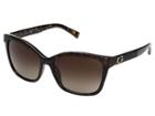 Guess Gf0300 (dark Havana/gradient Brown Lens) Fashion Sunglasses