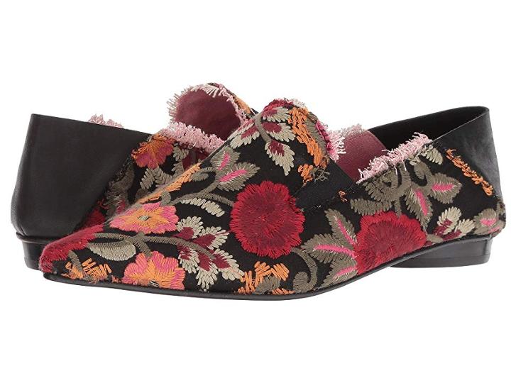 Right Bank Shoe Cotm Val Pushdown Flat (black) Women's Flat Shoes