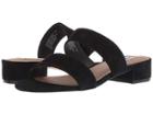 Steve Madden Cactus Slide Sandal (black Suede) Women's Slide Shoes